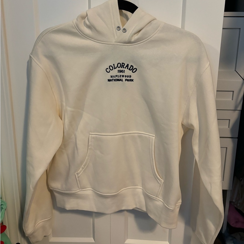 Brand New Woman’s Cream Hoodie, size S, H&M